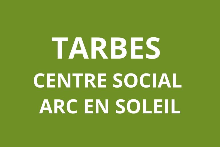logo agence CAF TARBES - Centre social Arc en Soleil
