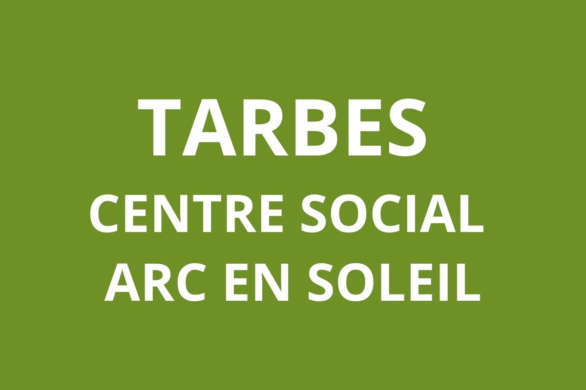 logo agence CAF TARBES - Centre social Arc en Soleil