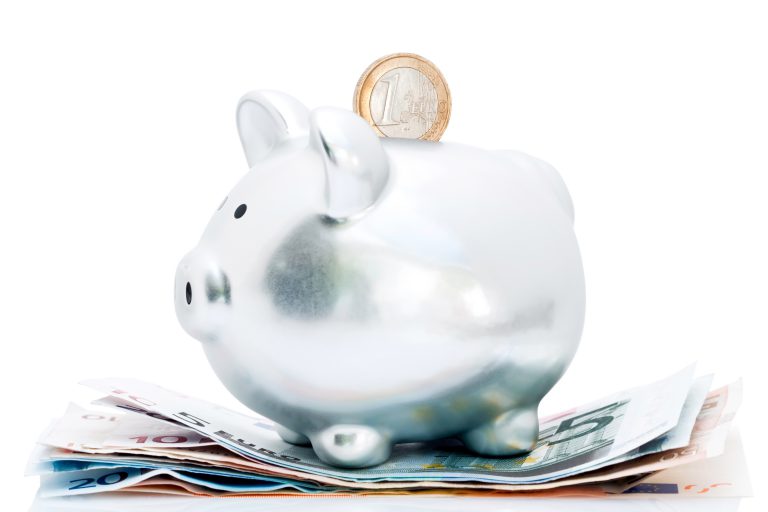Tirelire cochon économie argent euro