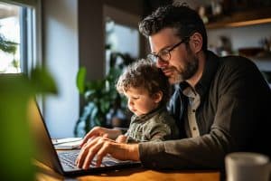 parents divorcés semaine de 4 jours